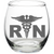 Set of 2 RN Stemless Glasses
