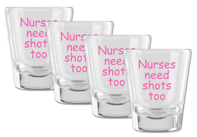 Set of 4 Shot Glasses